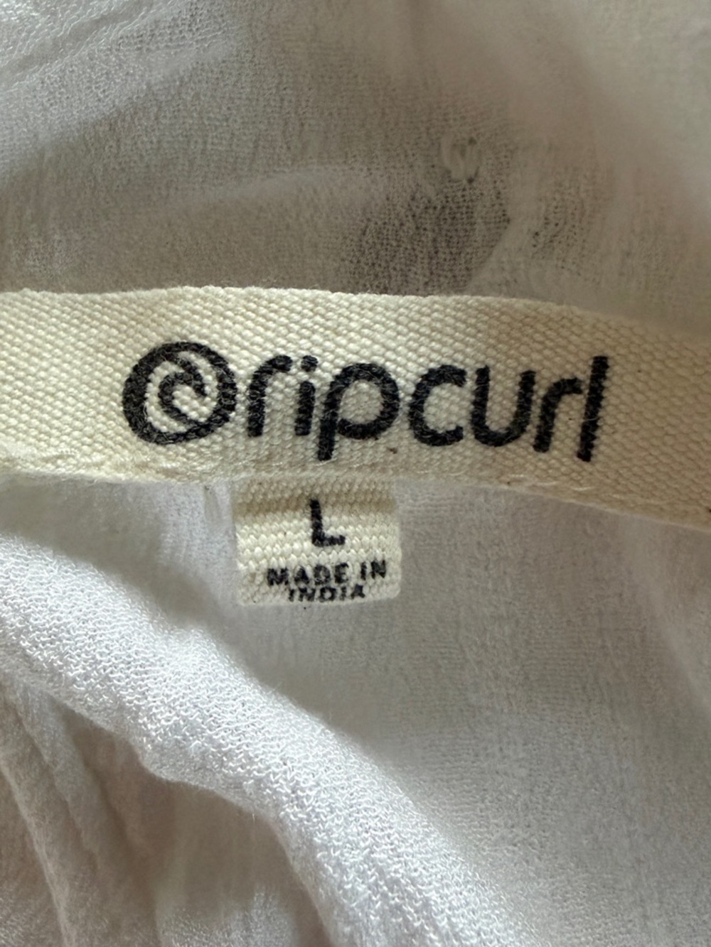 Rip Curl White Crochet Lace Tank Top - Picture 5 of 5